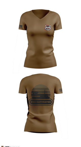 Women's Short Sleeve Vneck Shirt, B-114, Army, Teamtime, Team time, sublimation, custom sports apparel, team uniforms, spirit wear, spiritwear, sports uniforms, custom shirts, team store, custom team store, fundraiser sports, apparel fundraiser