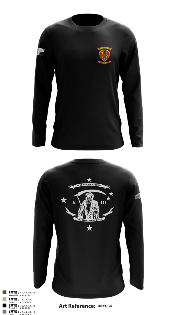 Long Sleeve Performance Shirt, , Marines, Teamtime, Team time, sublimation, custom sports apparel, team uniforms, spirit wear, spiritwear, sports uniforms, custom shirts, team store, custom team store, fundraiser sports, apparel fundraiser