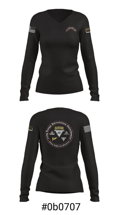 82nd LRSD 20320535 Women's Long Sleeve V-neck Shirt - 37
