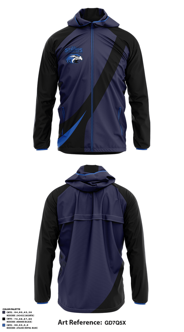 Windbreaker, Big Springs Charter School, Spirit Store, Teamtime, Team time, sublimation, custom sports apparel, team uniforms, spirit wear, spiritwear, sports uniforms, custom shirts, team store, custom team store, fundraiser sports, apparel fundraiser