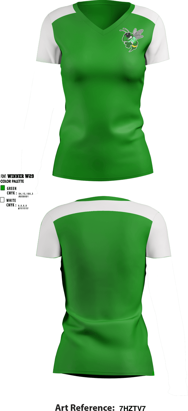 Women's Short Sleeve Vneck Shirt, Hopewell Middle School, Spirit Store, Teamtime, Team time, sublimation, custom sports apparel, team uniforms, spirit wear, spiritwear, sports uniforms, custom shirts, team store, custom team store, fundraiser sports, apparel fundraiser