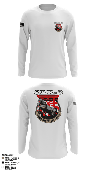 Long Sleeve Performance Shirt, CLR-3, Marines, Teamtime, Team time, sublimation, custom sports apparel, team uniforms, spirit wear, spiritwear, sports uniforms, custom shirts, team store, custom team store, fundraiser sports, apparel fundraiser