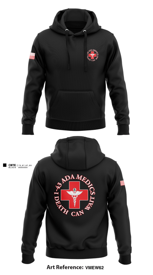 Hoodie, Medics, 1-43 ADA, Army, Teamtime, Team time, sublimation, custom sports apparel, team uniforms, spirit wear, spiritwear, sports uniforms, custom shirts, team store, custom team store, fundraiser sports, apparel fundraiser