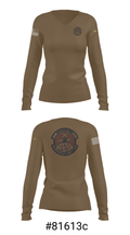 378 Expeditionary Communications Squadron 36516521 Women's Long Sleeve V-neck Shirt - 37