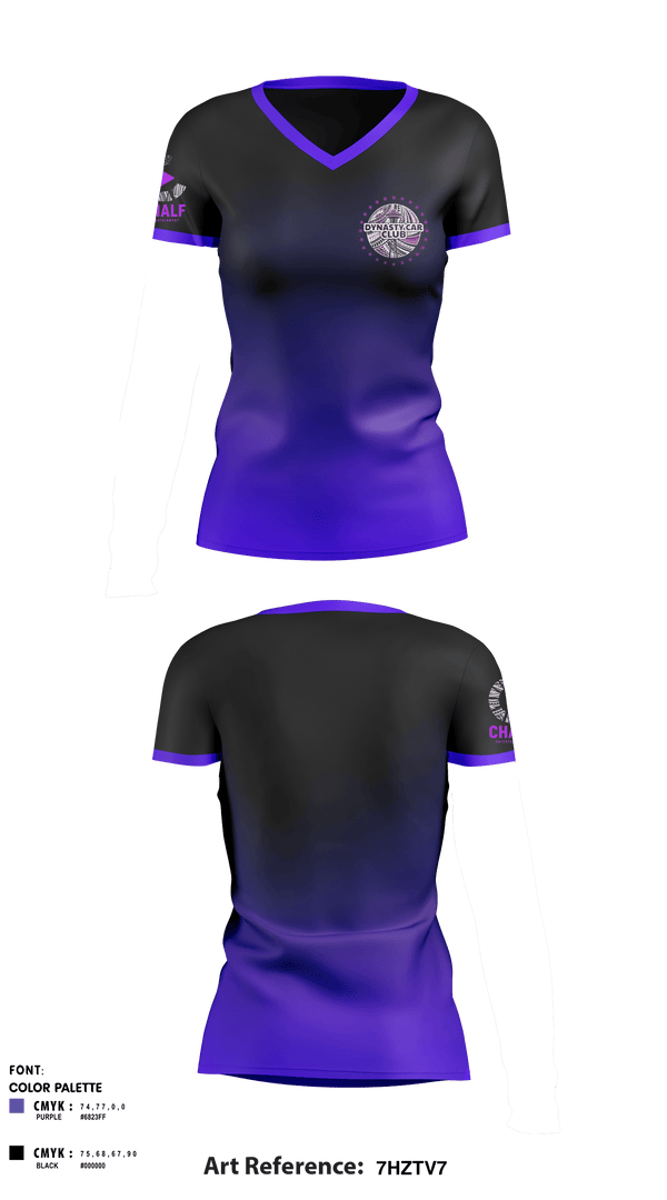 Women's Short Sleeve Vneck Shirt, Chalf EntertainmentChalf Entertainment, , Teamtime, Team time, sublimation, custom sports apparel, team uniforms, spirit wear, spiritwear, sports uniforms, custom shirts, team store, custom team store, fundraiser sports, apparel fundraiser