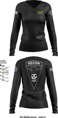 3/278 Armored Calvary Regiment 57774458 Women's Long Sleeve V-neck Shirt - 10