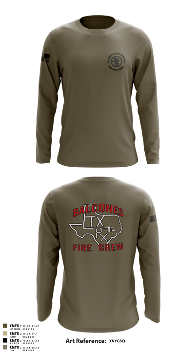 Balcones Canyonlands 51693134 Long Sleeve Performance Shirt - 2