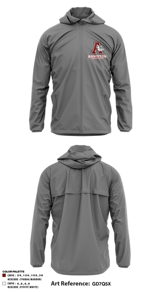 Windbreaker, Anniston High School, Spirit Store, Teamtime, Team time, sublimation, custom sports apparel, team uniforms, spirit wear, spiritwear, sports uniforms, custom shirts, team store, custom team store, fundraiser sports, apparel fundraiser