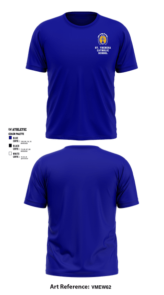 Short Sleeve Performance Shirt, St. Theresa Catholic School, Spirit Store, Teamtime, Team time, sublimation, custom sports apparel, team uniforms, spirit wear, spiritwear, sports uniforms, custom shirts, team store, custom team store, fundraiser sports, apparel fundraiser
