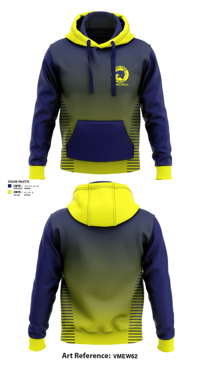 York Preparatory School Basketball 83898431 Hoodie - 1