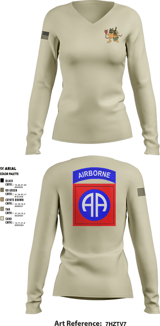 Women's Long Sleeve Vneck Shirt, , Army, Teamtime, Team time, sublimation, custom sports apparel, team uniforms, spirit wear, spiritwear, sports uniforms, custom shirts, team store, custom team store, fundraiser sports, apparel fundraiser