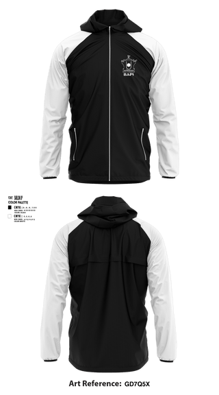 Windbreaker, Baps, , Teamtime, Team time, sublimation, custom sports apparel, team uniforms, spirit wear, spiritwear, sports uniforms, custom shirts, team store, custom team store, fundraiser sports, apparel fundraiser