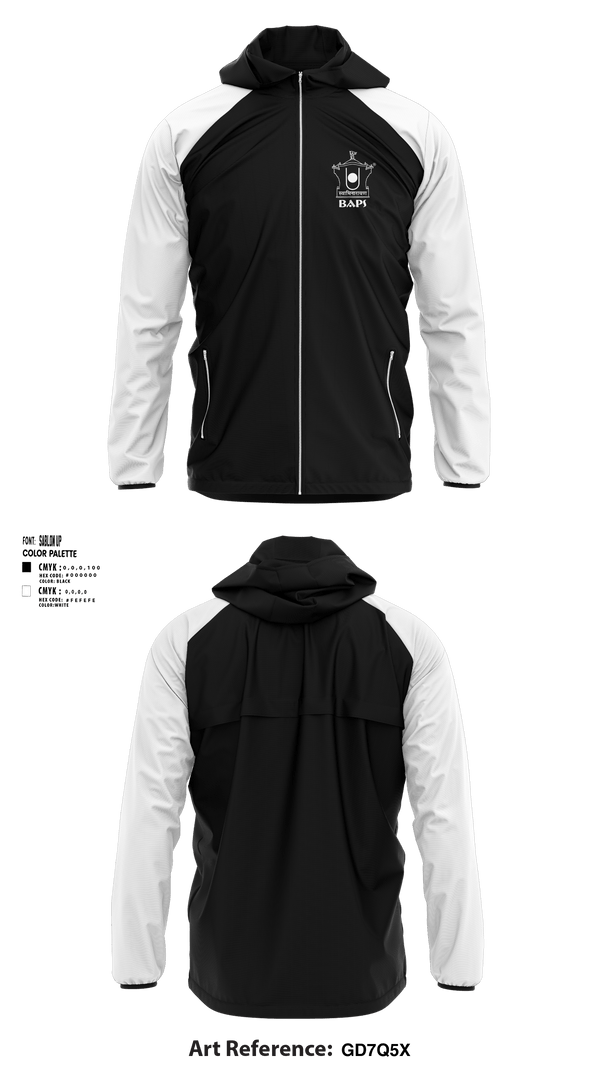 Windbreaker, Baps, , Teamtime, Team time, sublimation, custom sports apparel, team uniforms, spirit wear, spiritwear, sports uniforms, custom shirts, team store, custom team store, fundraiser sports, apparel fundraiser