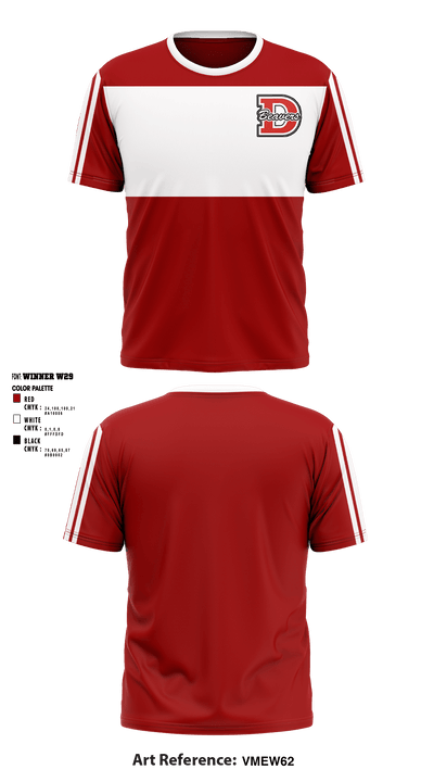 DuBois Area Senior High School Volleyball 87542069 Short Sleeve Performance Shirt - 1