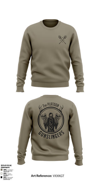 Crew Neck Sweatshirt, , Army, Teamtime, Team time, sublimation, custom sports apparel, team uniforms, spirit wear, spiritwear, sports uniforms, custom shirts, team store, custom team store, fundraiser sports, apparel fundraiser