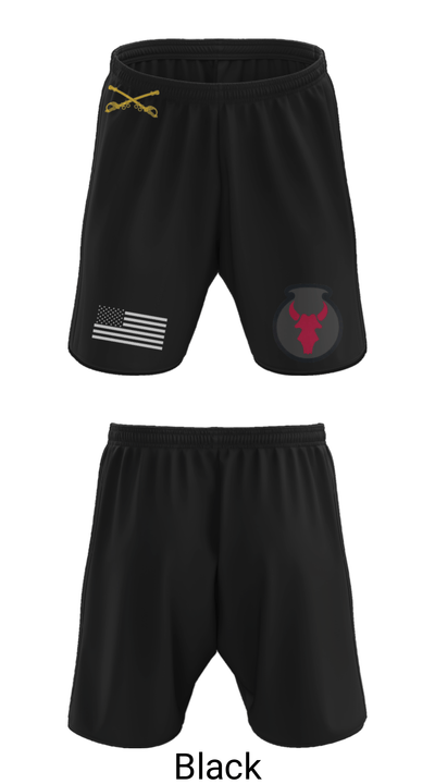1-145th Armor 33702857 Athletic Shorts With Pockets - 27