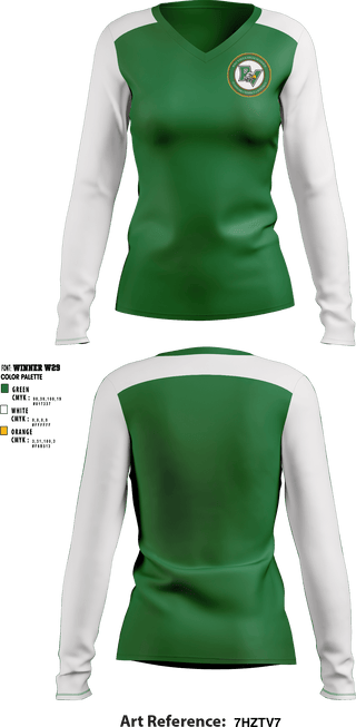 Women's Long Sleeve Vneck Shirt, Rio Vista High School Cheer, Cheer, Teamtime, Team time, sublimation, custom sports apparel, team uniforms, spirit wear, spiritwear, sports uniforms, custom shirts, team store, custom team store, fundraiser sports, apparel fundraiser