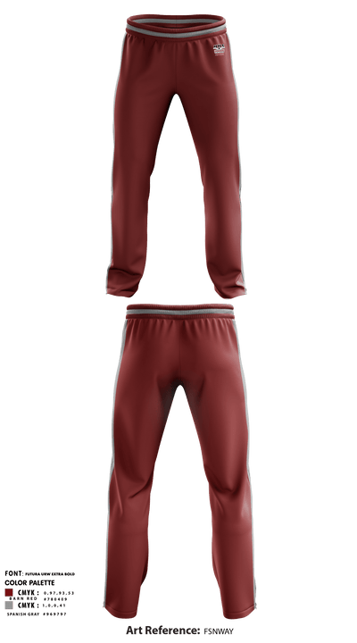 Healdsburg Senior High School Swimming 51370410 Sweatpants - 3