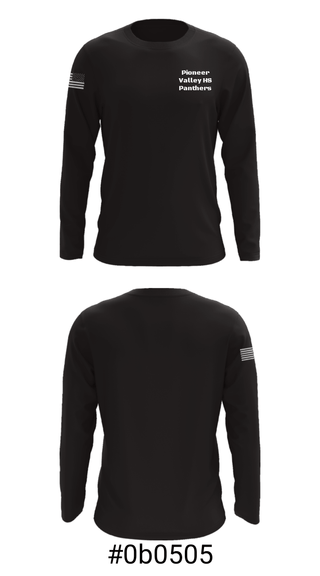 Long Sleeve Performance Shirt, Pioneer Valley HS Panthers, Women's Basketball, Teamtime, Team time, sublimation, custom sports apparel, team uniforms, spirit wear, spiritwear, sports uniforms, custom shirts, team store, custom team store, fundraiser sports, apparel fundraiser