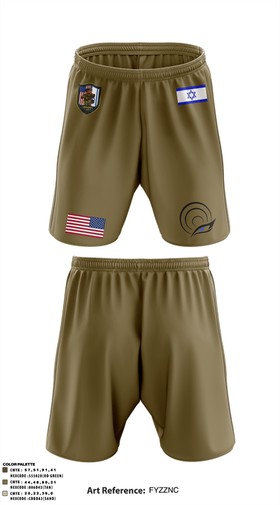13th Missile Defense Battery 67217504 Athletic Shorts With Pockets - 5