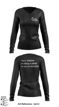 Take Action 37258519 Women's Long Sleeve V-neck Shirt - 1