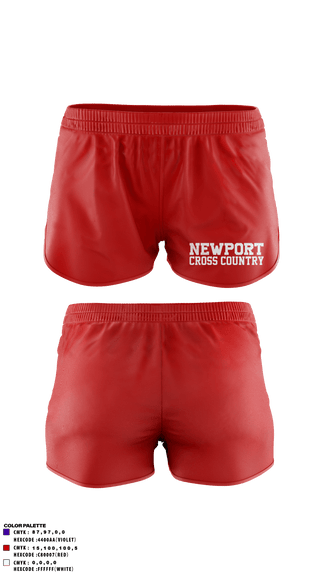 Track Shorts, Newport High School Cross Country, Cross Country, Teamtime, Team time, sublimation, custom sports apparel, team uniforms, spirit wear, spiritwear, sports uniforms, custom shirts, team store, custom team store, fundraiser sports, apparel fundraiser