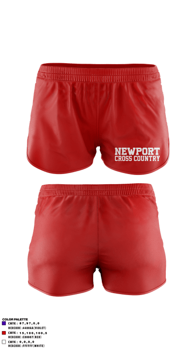 Newport High School Cross Country 52186865 Track Shorts - 3