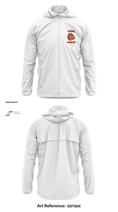 Waldron Baseball 87563974 Windbreaker - 1