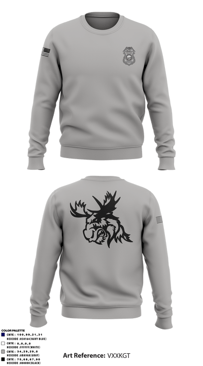 SPD TACTICAL RESPONSE TEAM 13504986 Crew Neck Sweatshirt - 3