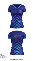 North Lake Little League 43876965 Women's Short Sleeve V-neck Shirt - 1