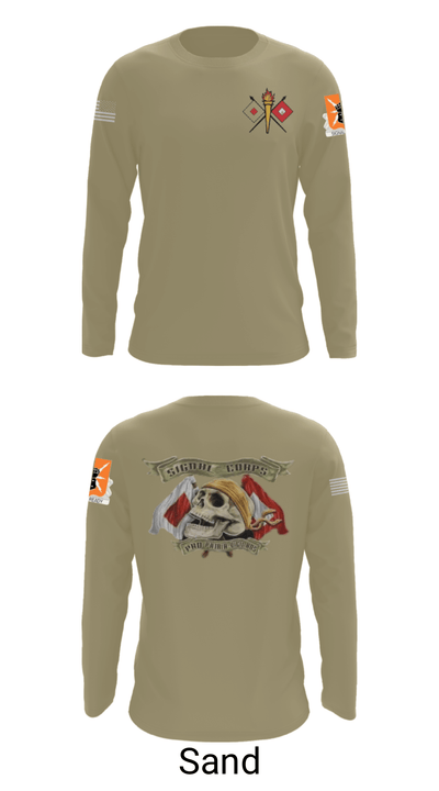 4ID 3ABCT 1-66AR HHC S6 4294361 Long Sleeve Performance Shirt - 43