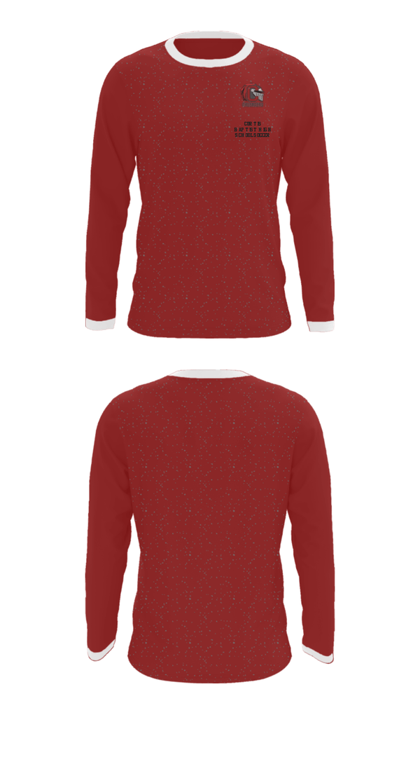 Long Sleeve Performance Shirt, Curtis Baptist High School Soccer, Men's Soccer, Teamtime, Team time, sublimation, custom sports apparel, team uniforms, spirit wear, spiritwear, sports uniforms, custom shirts, team store, custom team store, fundraiser sports, apparel fundraiser