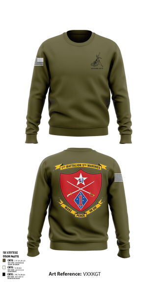 Crew Neck Sweatshirt, , Marines, Teamtime, Team time, sublimation, custom sports apparel, team uniforms, spirit wear, spiritwear, sports uniforms, custom shirts, team store, custom team store, fundraiser sports, apparel fundraiser