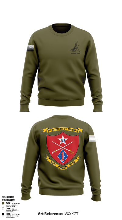 1/5 Apache 60’s 44097670 Crew Neck Sweatshirt - 55