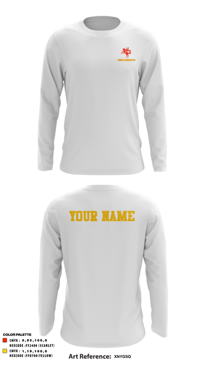 North Farmington High School Basketball 37037275 Long Sleeve Performance Shirt - 38