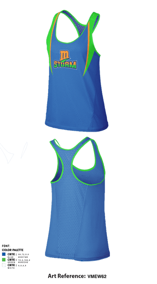 Women's Track Singlet, Storm Track & Field, Track & Field, Teamtime, Team time, sublimation, custom sports apparel, team uniforms, spirit wear, spiritwear, sports uniforms, custom shirts, team store, custom team store, fundraiser sports, apparel fundraiser