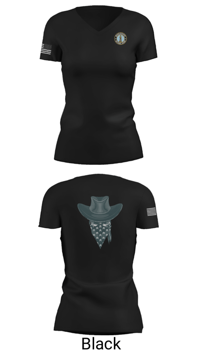 4th Platoon “Bandits” 80274914 Women's Short Sleeve V-neck Shirt - 21