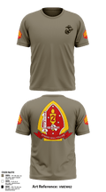 1st Battalion 2nd Marines 97957515 Short Sleeve Performance Shirt - 1