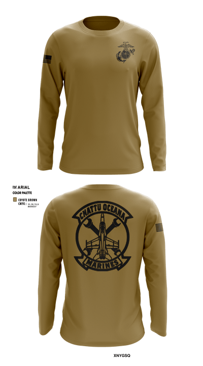 Oceana Marines 61589577 Long Sleeve Performance Shirt - 8