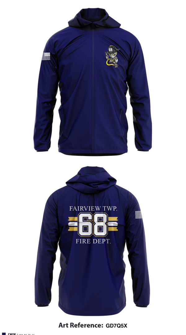 Windbreaker, , Fire Department, Teamtime, Team time, sublimation, custom sports apparel, team uniforms, spirit wear, spiritwear, sports uniforms, custom shirts, team store, custom team store, fundraiser sports, apparel fundraiser