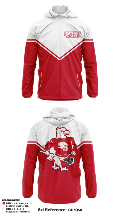 Smyrna Lacrosse 59193810 Windbreaker - 1
