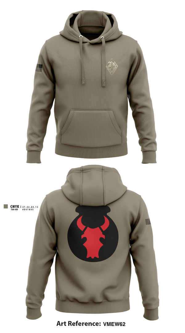 Hoodie, Det. 2 HHB 1-194 FA, National Guard, Teamtime, Team time, sublimation, custom sports apparel, team uniforms, spirit wear, spiritwear, sports uniforms, custom shirts, team store, custom team store, fundraiser sports, apparel fundraiser