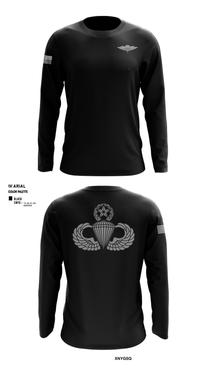 165th Quartermaster 50925110 Long Sleeve Performance Shirt - 1