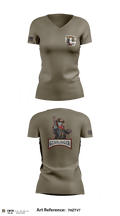 541st Outlaws: Gunslingers 51318466 Women's Short Sleeve V-neck Shirt - 2