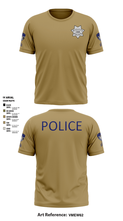 Willits Little Lake JRTF 70658416 Short Sleeve Performance Shirt - 8
