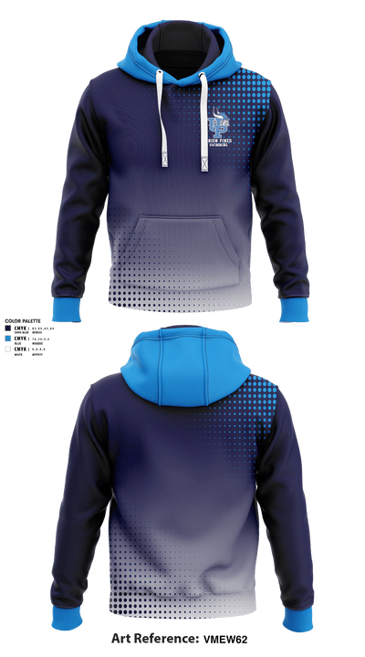 Union Pines High School Swimming 75924085 Hoodie - 1