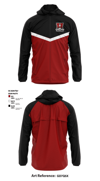 Windbreaker, Gulf Coast Heat Cheer, Cheer, Teamtime, Team time, sublimation, custom sports apparel, team uniforms, spirit wear, spiritwear, sports uniforms, custom shirts, team store, custom team store, fundraiser sports, apparel fundraiser