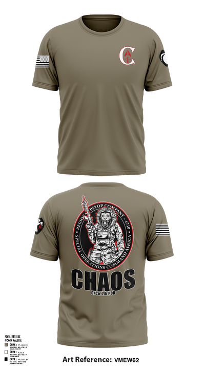 Chaos 7th 54905968 Short Sleeve Performance Shirt - 51