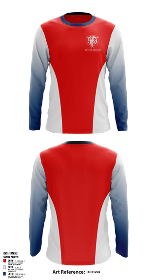 Long Sleeve Performance Shirt, Butler High School Bowling, Bowling, Teamtime, Team time, sublimation, custom sports apparel, team uniforms, spirit wear, spiritwear, sports uniforms, custom shirts, team store, custom team store, fundraiser sports, apparel fundraiser