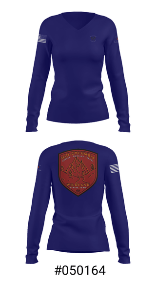 Women's Long Sleeve Vneck Shirt, , Fire Department, Teamtime, Team time, sublimation, custom sports apparel, team uniforms, spirit wear, spiritwear, sports uniforms, custom shirts, team store, custom team store, fundraiser sports, apparel fundraiser